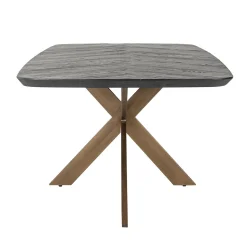 Eettafel Hayley eiken 280 x 110 cm - Zwart - Loft24.nl