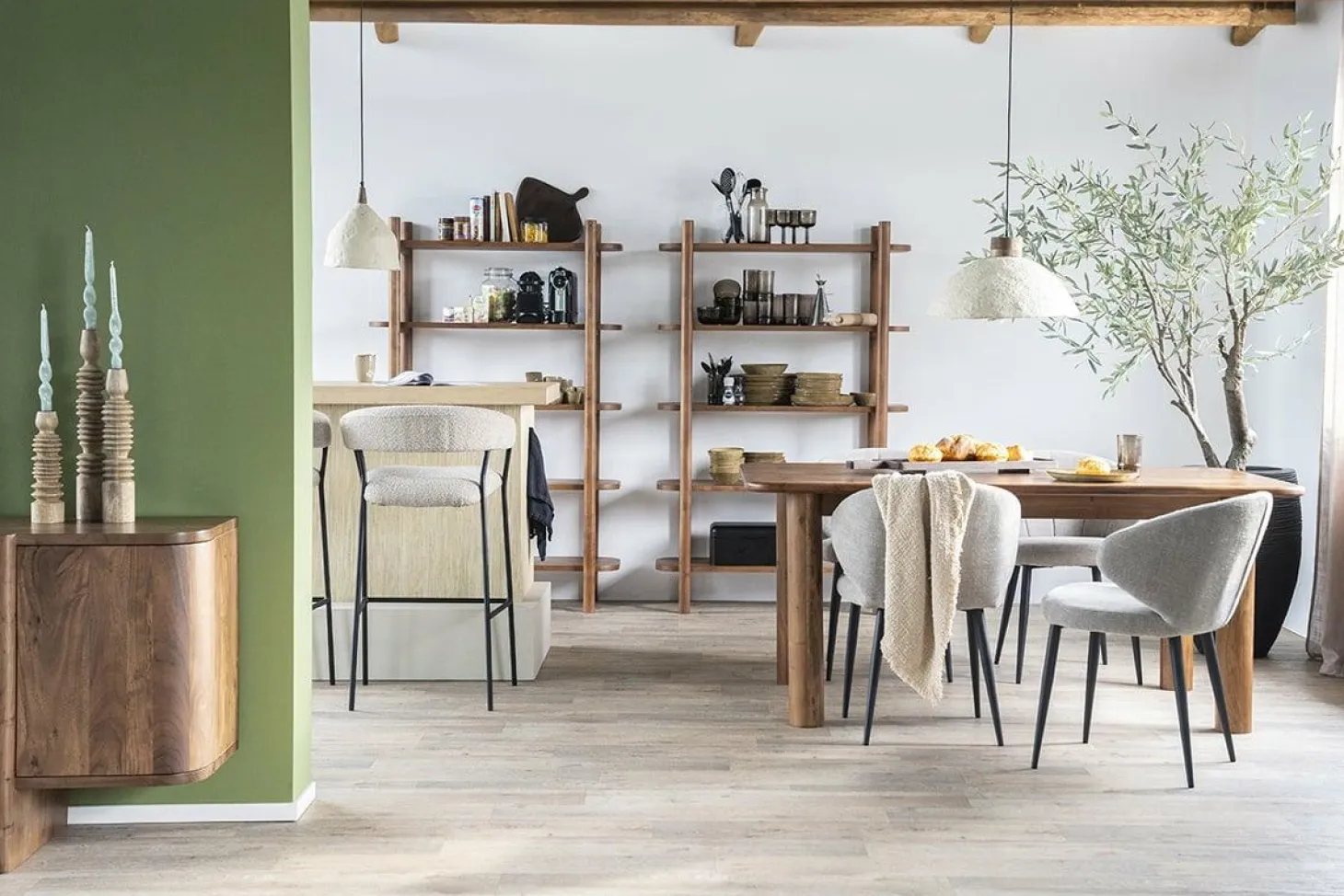 Eettafel Julian Acaciahout - 170x100cm - Loft24.nl