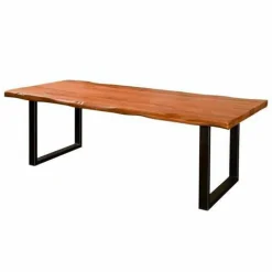 Eettafel Nicosia Boomstam Mangohout - 220 cm - Loft24.nl