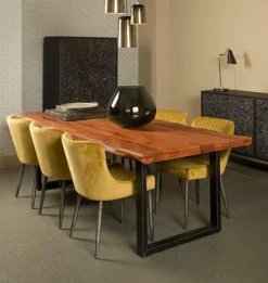 Eettafel Nicosia Boomstam Mangohout - 260 cm - Loft24.nl