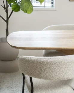 Eettafel Nikki Acaciahout 280 x 100 cm - Naturel - Loft24.nl