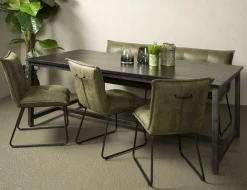 Eettafel Paterno Zwart - 180 cm - Loft24.nl