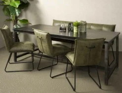 Eettafel Paterno Zwart - 200 cm - Loft24.nl