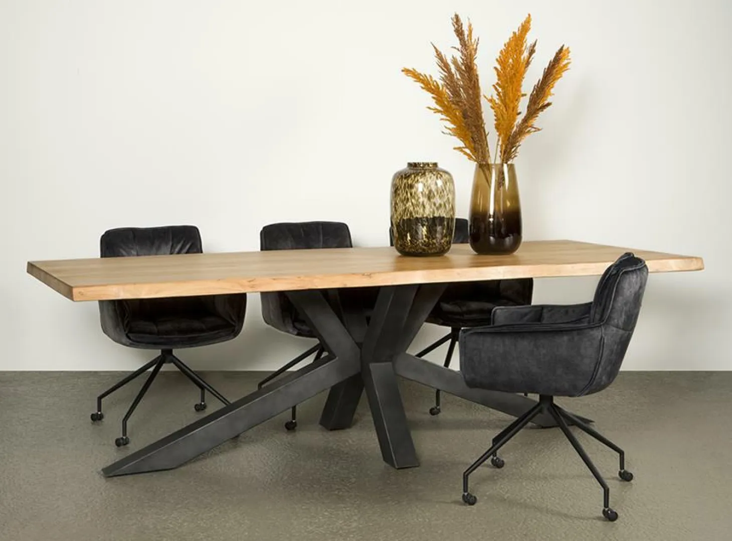 Eettafel Sovana Naturel - 160 cm - Loft24.nl