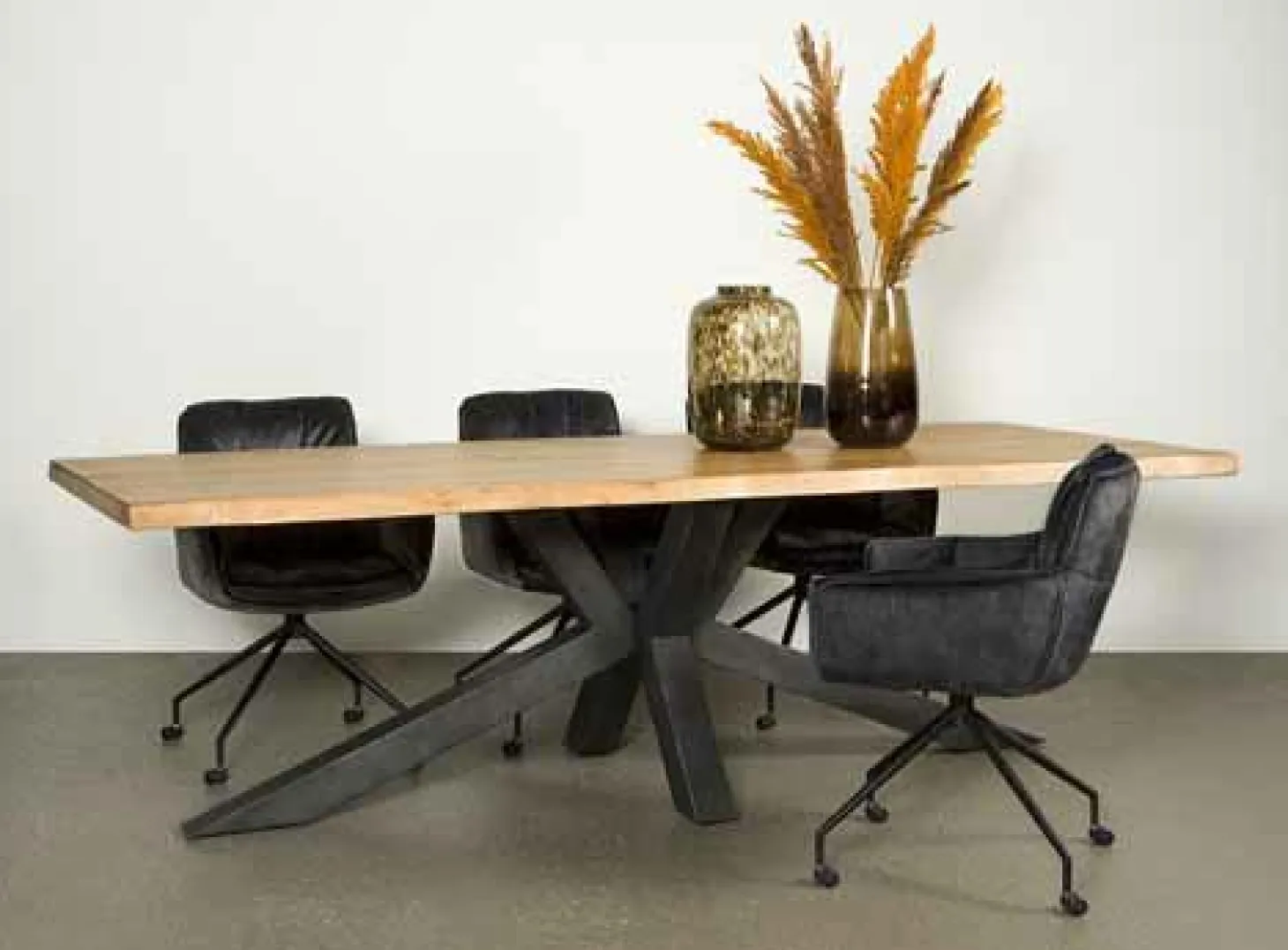 Eettafel Sovana Naturel - 160 cm - Loft24.nl