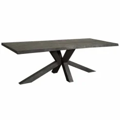 Eettafel Sovana Zwart - 160 cm - Loft24.nl