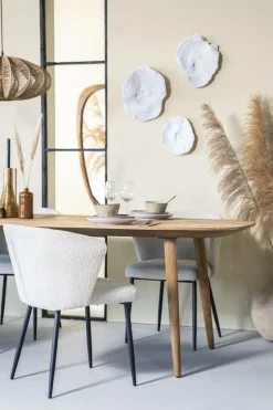 Eettafel Tabassum Teakhout - 220cm - Loft24.nl