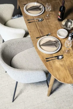 Eettafel Tabassum Teakhout - 260cm - Loft24.nl