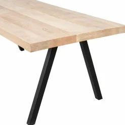 Eettafel Tablo Mangohout, met 2-standen Alkmaar poot - 180 cm - Loft24.nl
