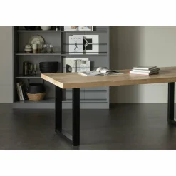 Eettafel Tablo Mangohout, met 2-standen U poot - 180 cm - Loft24.nl