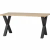 Eettafel Tablo met X-poot - 160 cm - Loft24.nl