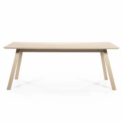 Eettafel Thomas Eikenhout 220 x 90cm - Naturel - Loft24.nl