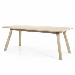 Eettafel Thomas Eikenhout 220 x 90cm - Naturel - Loft24.nl