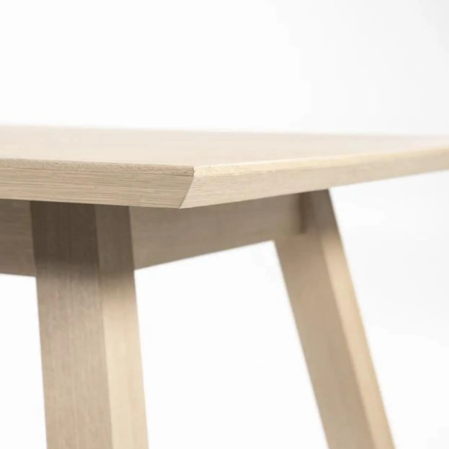 Eettafel Thomas Eikenhout 220 x 90cm - Naturel - Loft24.nl