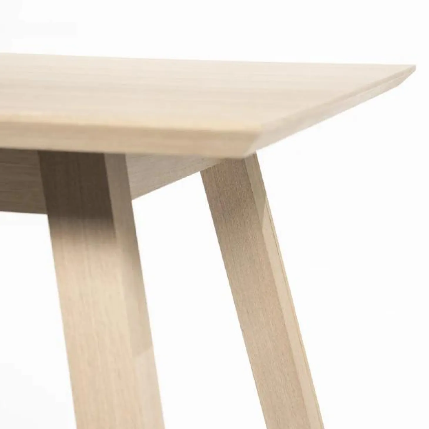 Eettafel Thomas Eikenhout 220 x 90cm - Naturel - Loft24.nl