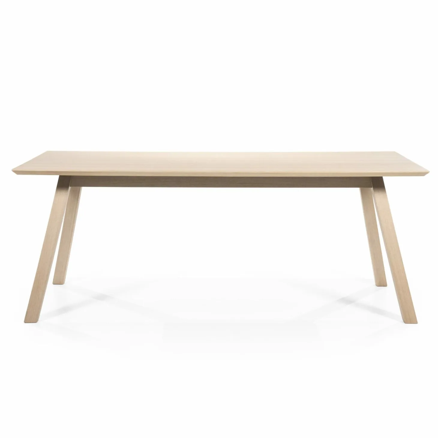 Eettafel Thomas Eikenhout 220 x 90cm - Naturel - Loft24.nl