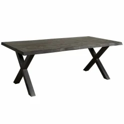 Eettafel Xara Zwart - 220 cm - Loft24.nl