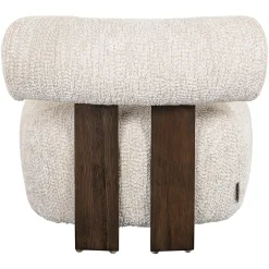 Fauteuil Arabella Chenille - Crème - Loft24.nl