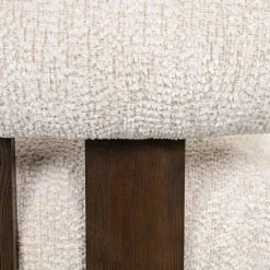 Fauteuil Arabella Chenille - Crème - Loft24.nl