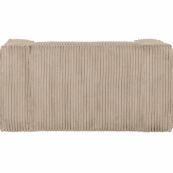 Fauteuil Bean Grove Ribstof - Travertin - Loft24.nl