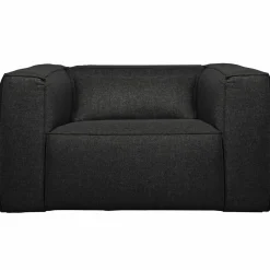 Fauteuil Bean met kussen - Donkergrijs - Loft24.nl