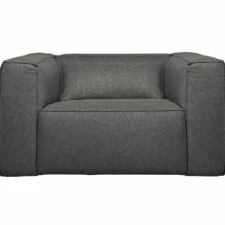 Fauteuil Bean met kussen - Middengrijs - Loft24.nl