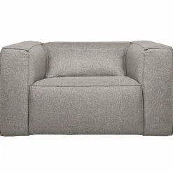 Fauteuil Bean met kussen - Lichtgrijs - Loft24.nl