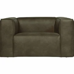 Fauteuil Bean Recycle Leer - Army - Loft24.nl