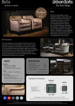 Fauteuil Bella - zelf samenstellen - Loft24.nl