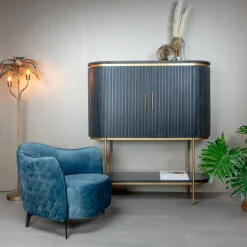 Fauteuil Bondo - Blauw - Loft24.nl