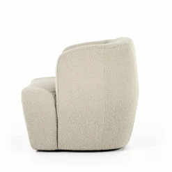 Fauteuil Charlotte Bouclé Taupe - Loft24.nl
