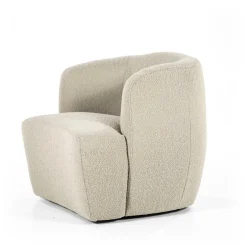 Fauteuil Charlotte Bouclé Taupe - Loft24.nl