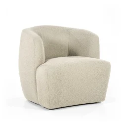 Fauteuil Charlotte Bouclé Taupe - Loft24.nl