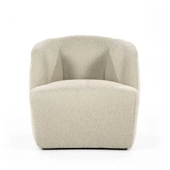 Fauteuil Charlotte Bouclé Taupe - Loft24.nl