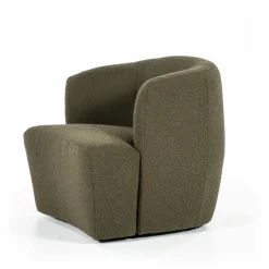 Fauteuil Charlotte Bouclé Groen - Loft24.nl