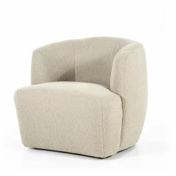 Fauteuil Charlotte Bouclé Groen - Loft24.nl