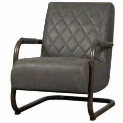 Fauteuil Civo PU - Antraciet - Loft24.nl