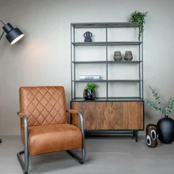 Fauteuil Civo PU - Cognac - Loft24.nl