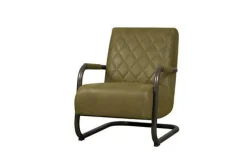 Fauteuil Civo PU - Groen - Loft24.nl