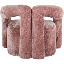 Fauteuil Dana Chenille - Roze - Loft24.nl