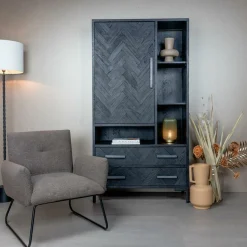 Fauteuil Dante Teddy - Donker bruin - Loft24.nl