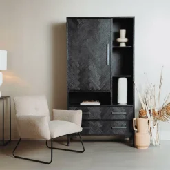 Fauteuil Dante Teddy - Licht bruin - Loft24.nl