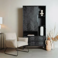 Fauteuil Dante Teddy - Licht bruin - Loft24.nl