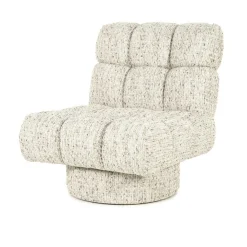 Fauteuil Fenna Geweven stof - Beige - Loft24.nl