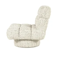 Fauteuil Fenna Geweven stof - Beige - Loft24.nl