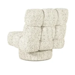 Fauteuil Fenna Geweven stof - Beige - Loft24.nl