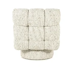 Fauteuil Fenna Geweven stof - Beige - Loft24.nl