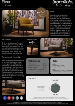 Fauteuil Fleur - zelf samenstellen - Loft24.nl