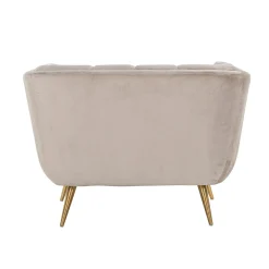 Fauteuil Huxley Velvet - Khaki - Loft24.nl
