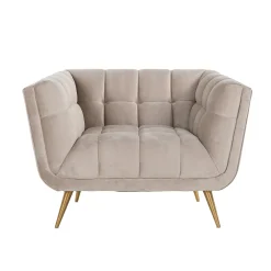 Fauteuil Huxley Velvet - Khaki - Loft24.nl